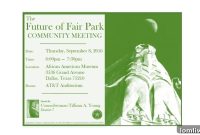 Fair Park Foundation Adds Two Meetings South of I-30 Two Weeks Before Vote