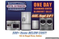 Capital Distributing Saturday Appliance Blowout