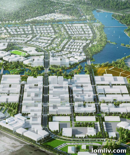 Conceptual rendering of Hensley Field residential areas