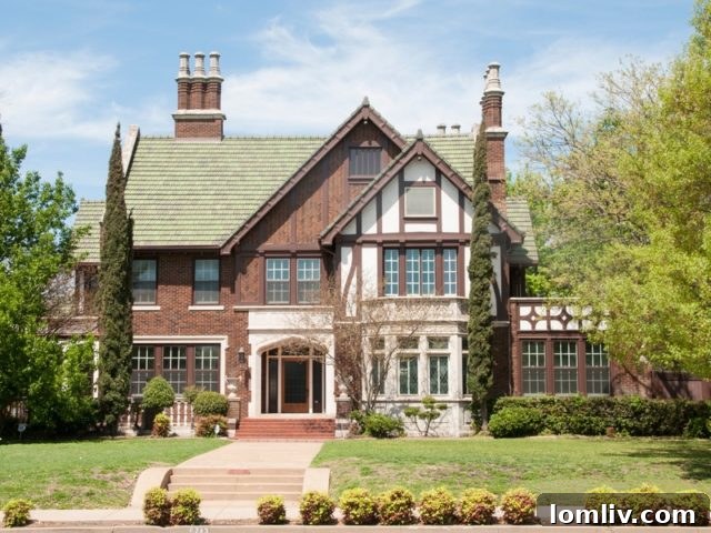 The majestic Stubbs House, a focal point of Swiss Avenue