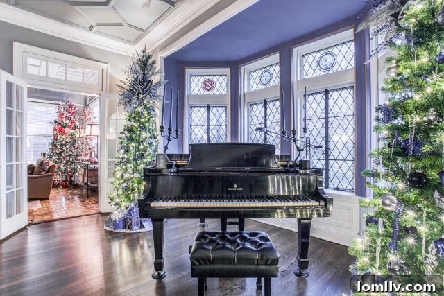 The grand interior of the Stubbs House