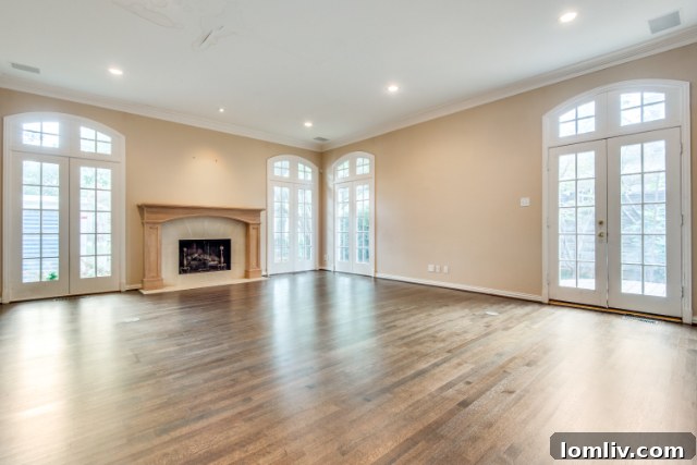 Before and After: Preston Hollow Living Room Renovation with New Fireplace