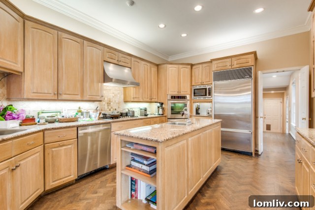 Before: Outdated Kitchen Can Lights with Poor Illumination