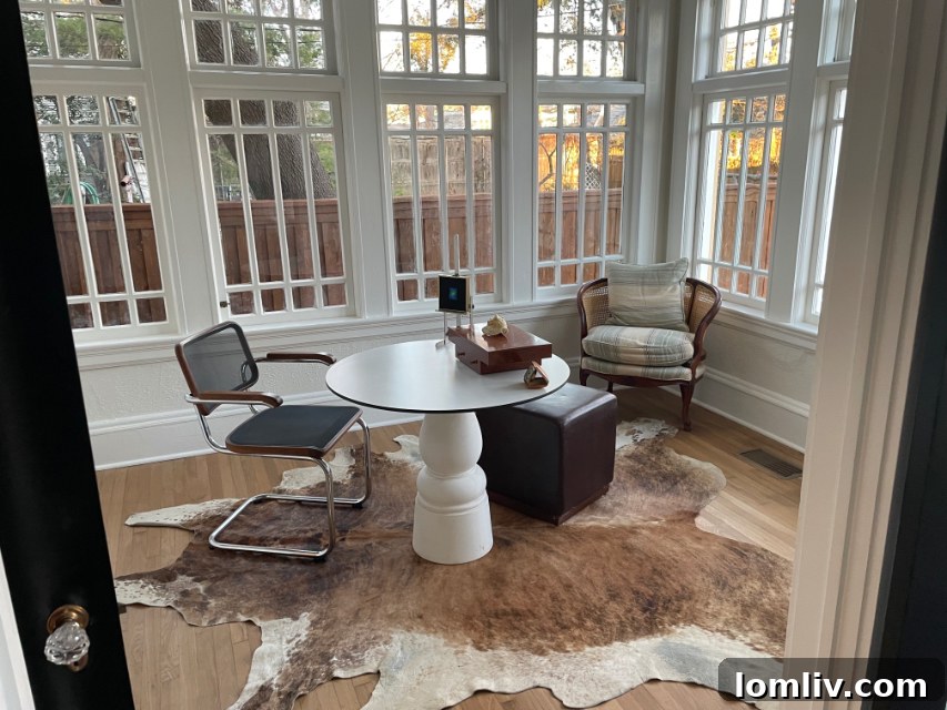 Lush native landscaping around a historic Munger Place condo