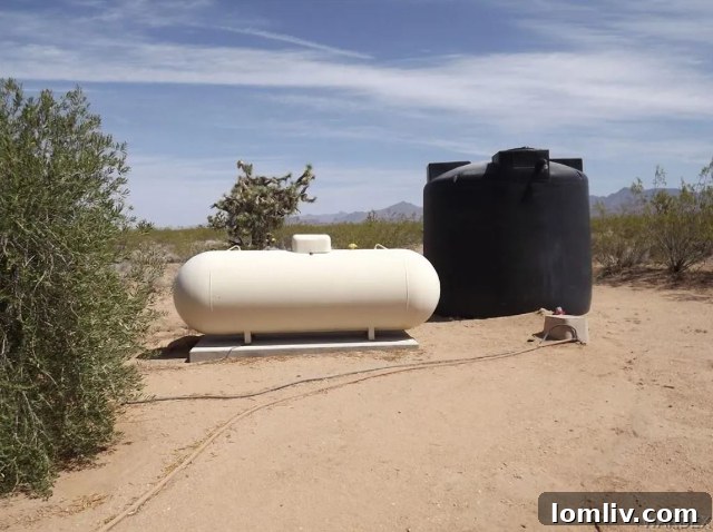 Desert views from the Yucca, Arizona property
