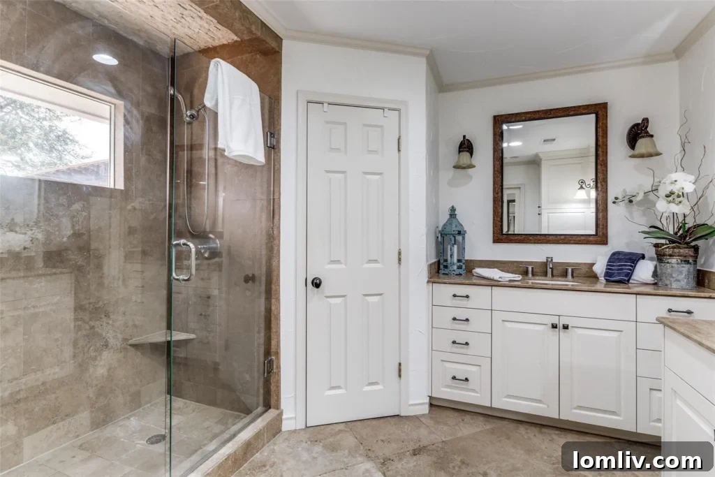 A view of the dining area seamlessly connected to the kitchen and living room, perfect for entertaining.