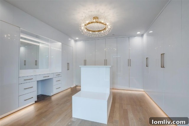 Walk-in Closet with Shoe Storage