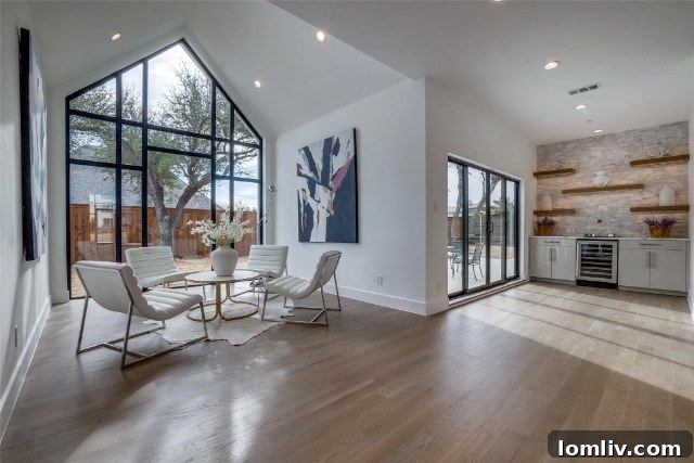 Reinvented Ranch Modern Entryway