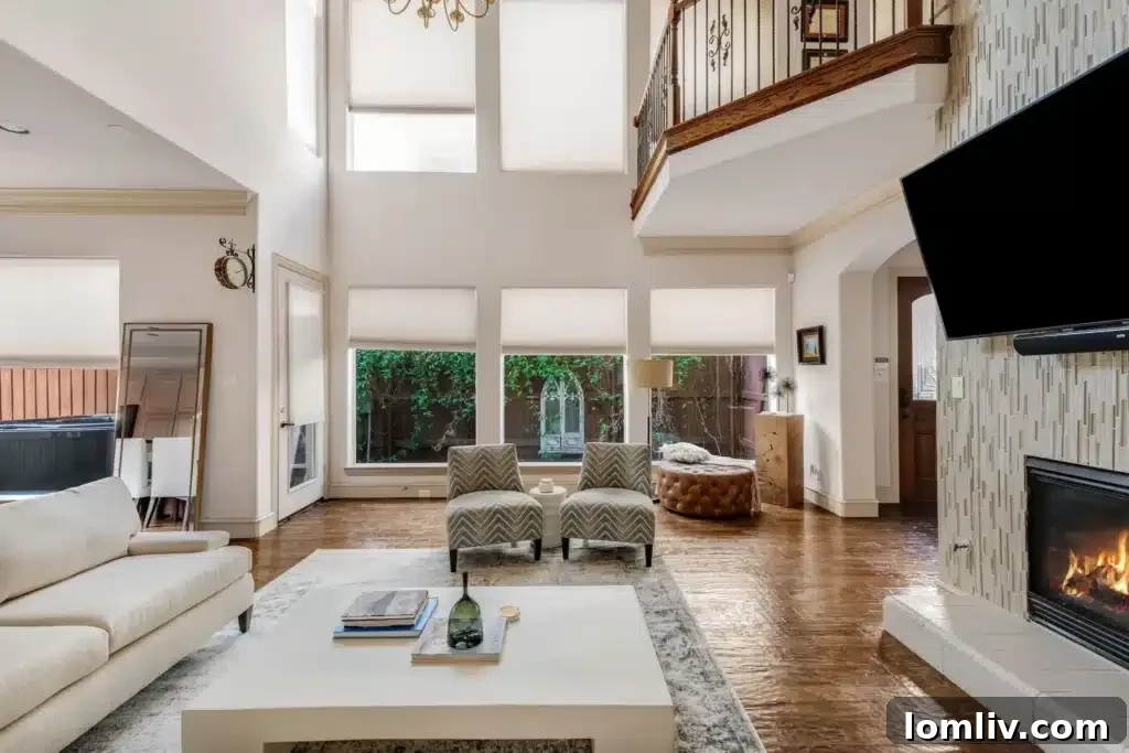 Discover Your Modern Townhome Sanctuary Near Highland Park 4 Elegant Front Entrance of 5609 La Foy Blvd