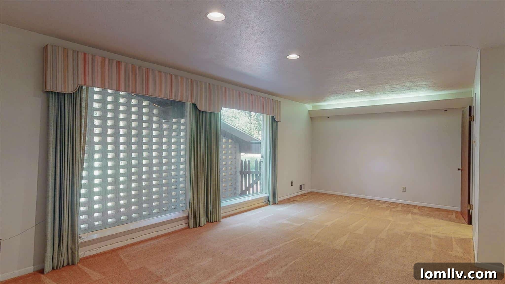 Before and after comparison: a dated bathroom with a single vanity and old tiles replaced with a luxurious, modern ensuite featuring double vanities and custom tile work.