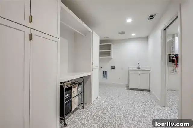 Spacious additional bedroom on the second level