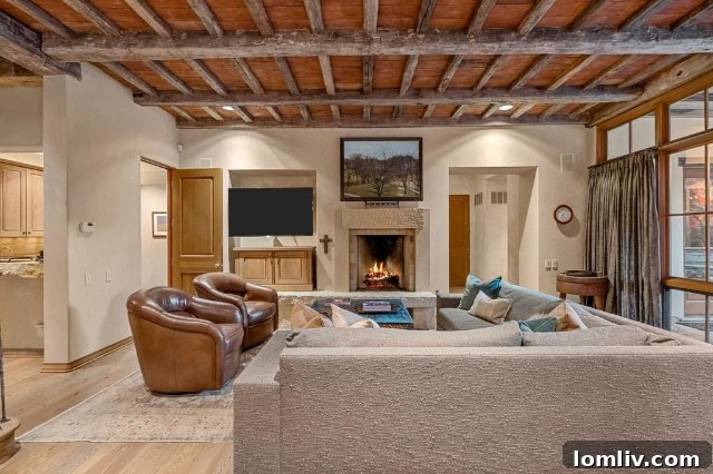 Elegant dining area adjacent to the kitchen