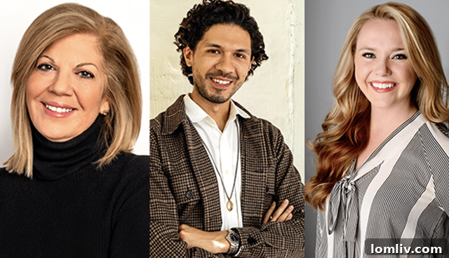 Lori Sapio photographing a professional headshot session at Skibell Fine Jewelry's elegant boutique