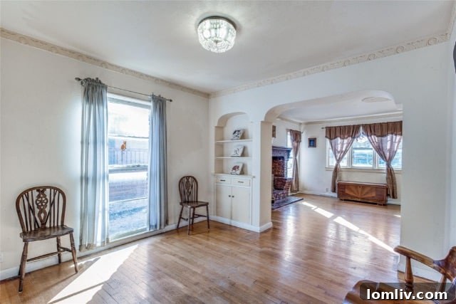 Living room with original features