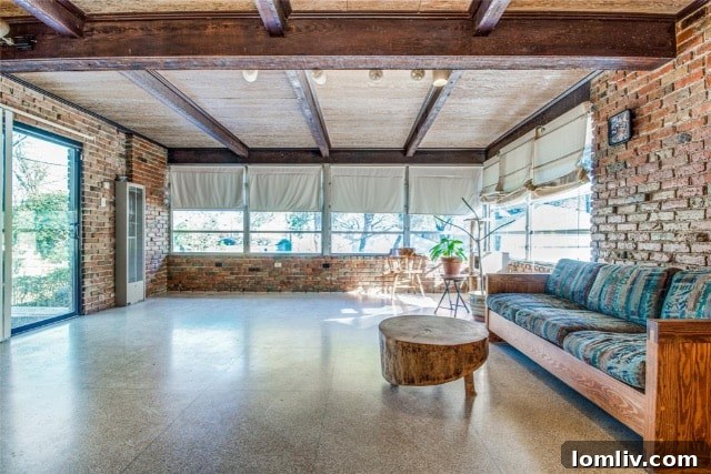 Kitchen and dining area in Dilbeck home