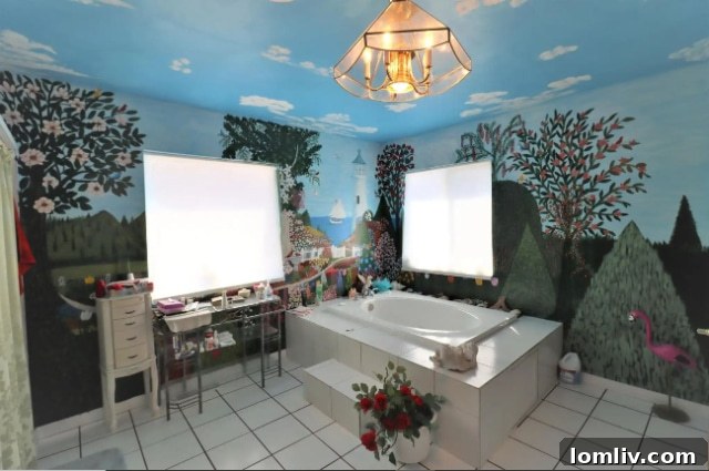 This Bob Ross Fans House Is a Masterpiece of Mayhem 15 in love, Bob Ross, painting