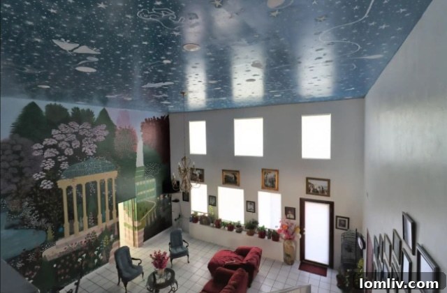 This Bob Ross Fans House Is a Masterpiece of Mayhem 9 in love, Bob Ross, painting