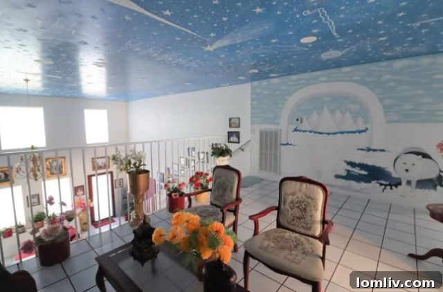 This Bob Ross Fans House Is a Masterpiece of Mayhem 10 in love, Bob Ross, painting