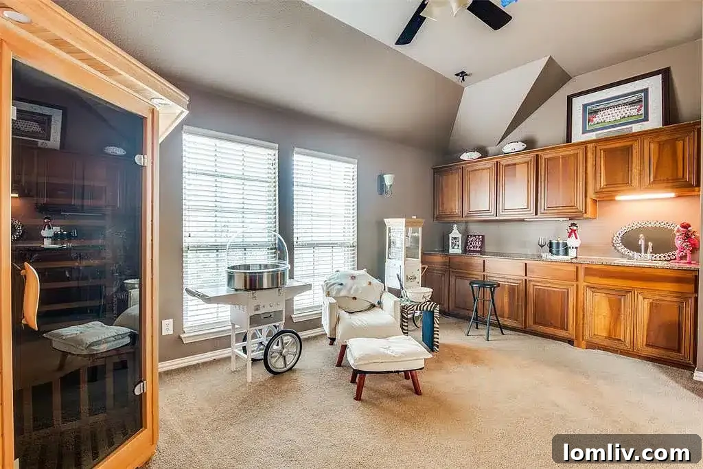 Spacious kitchen with modern appliances and ample storage at 180 Crown Colony Drive.