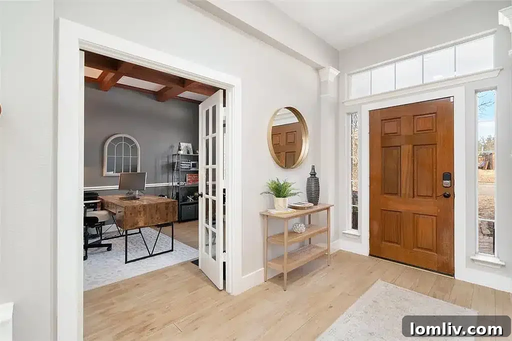 Modern kitchen with ample counter space at 625 Creek View Drive.