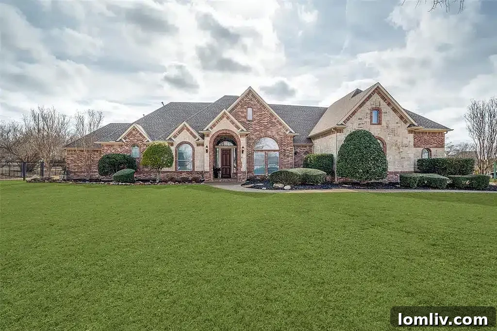 Explore the vastness of 1310 Blue Forest Drive, a stunning Prosper estate.