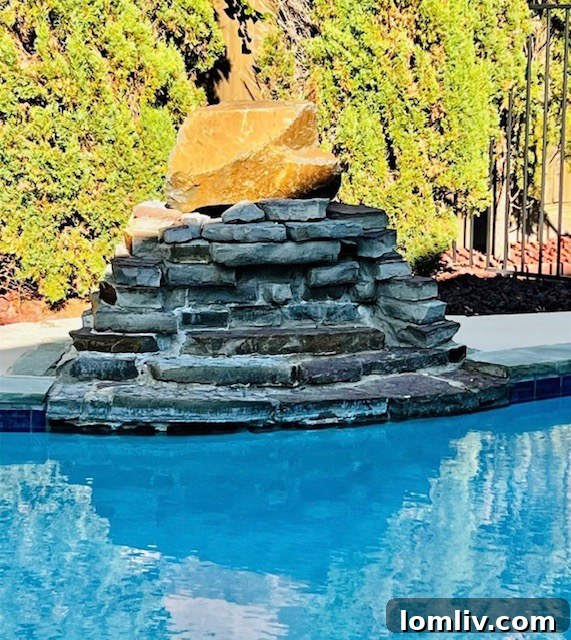 Outdoor pool area in a McKinney home, perfect for summer relaxation.