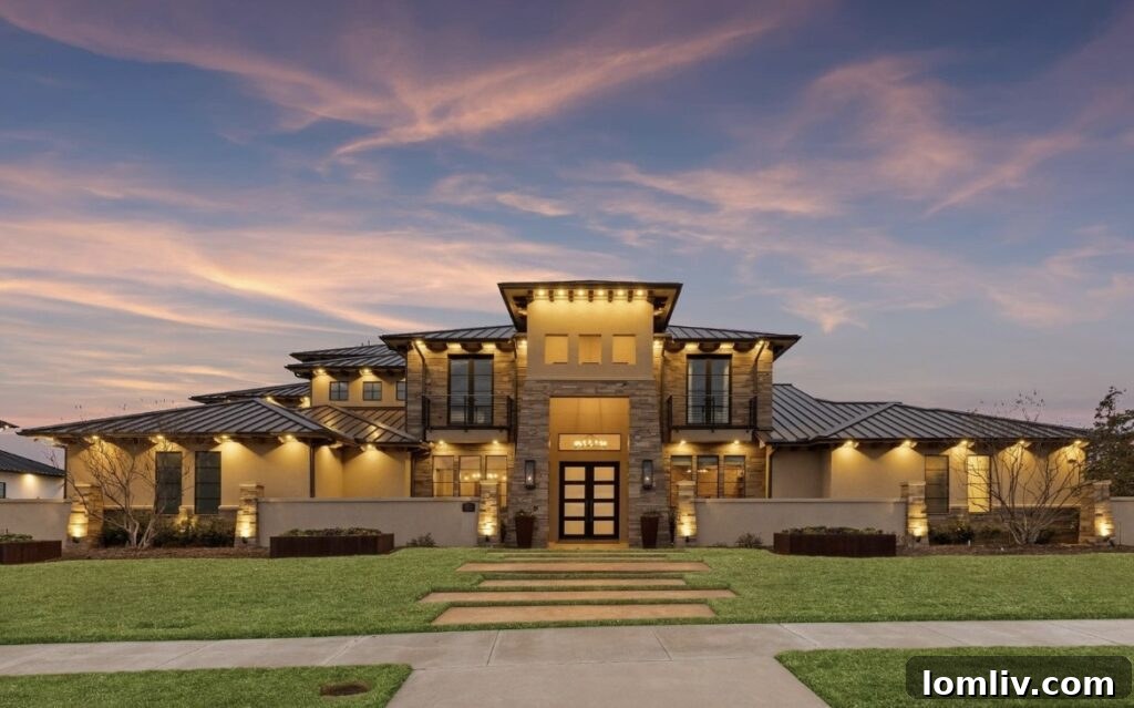 Another view of Frisco's planned development, showing a harmonious blend of commercial and green areas.