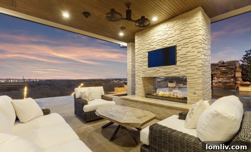 Luxurious indoor basketball court with high ceilings and a wet bar, part of the Frisco home.