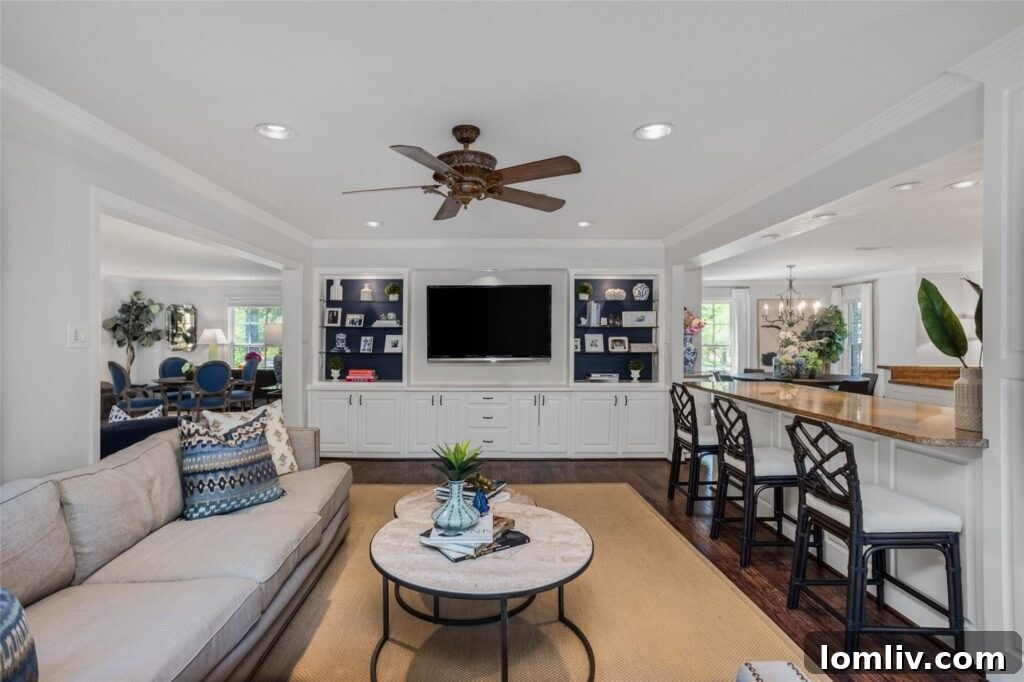 Overton Park's Verdant Retreat: A Blissful Haven for Family & Festivities 5 Overton Park Aile Odası: Geniş ve Merkezi Yaşam Alanı