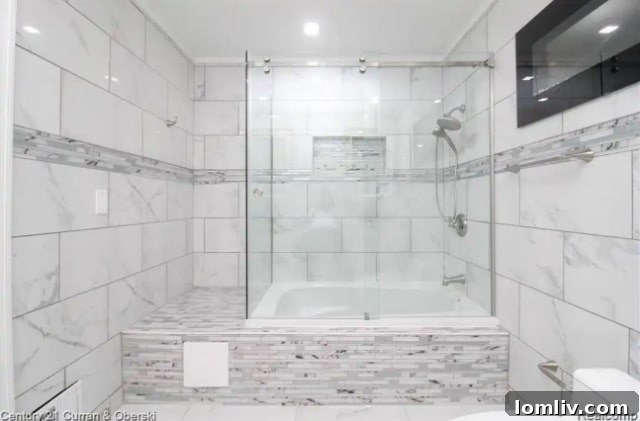 Modern Bathroom with Marble, Livonia Real Estate
