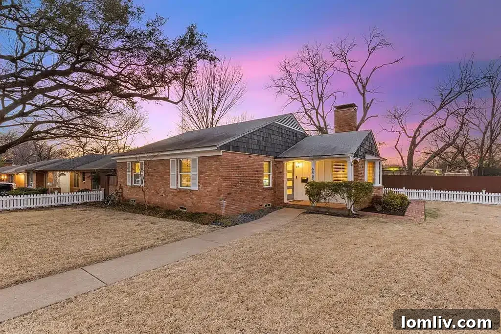 Front exterior of 6505 Ridgemont Drive, showcasing classic architecture.