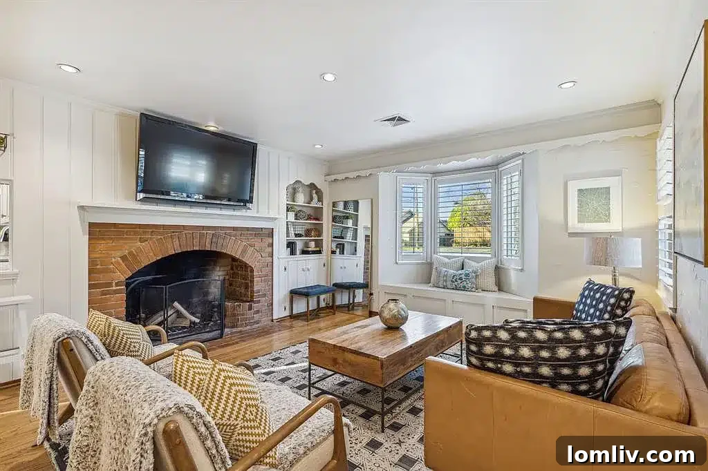 Another view of the home's inviting front exterior.