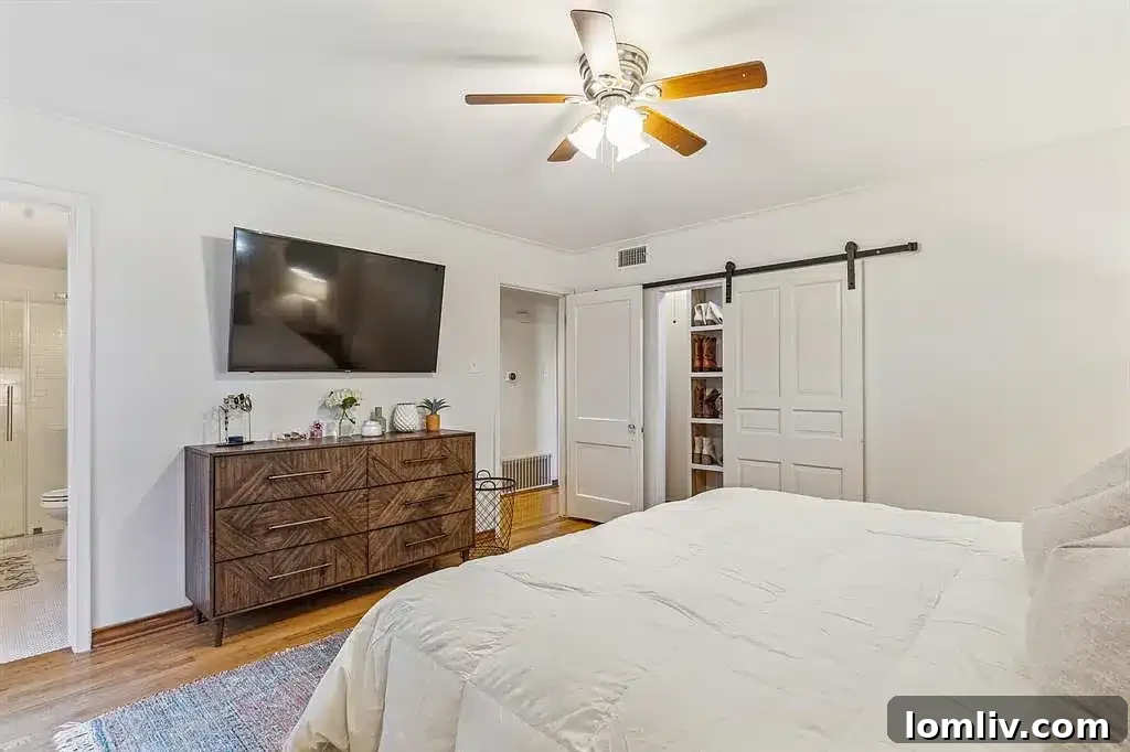 Another perspective of the renovated kitchen with dining area.