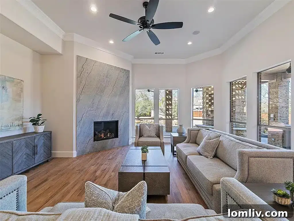 Elegant dining area with sophisticated lighting and exquisite detailing, perfect for entertaining guests.