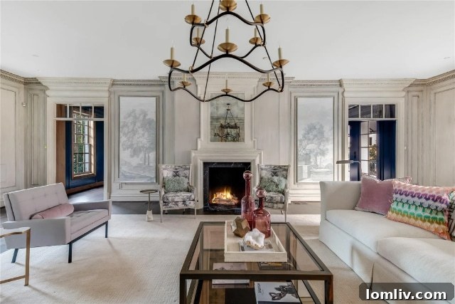 Georgian Mansion Living Space After Refresh