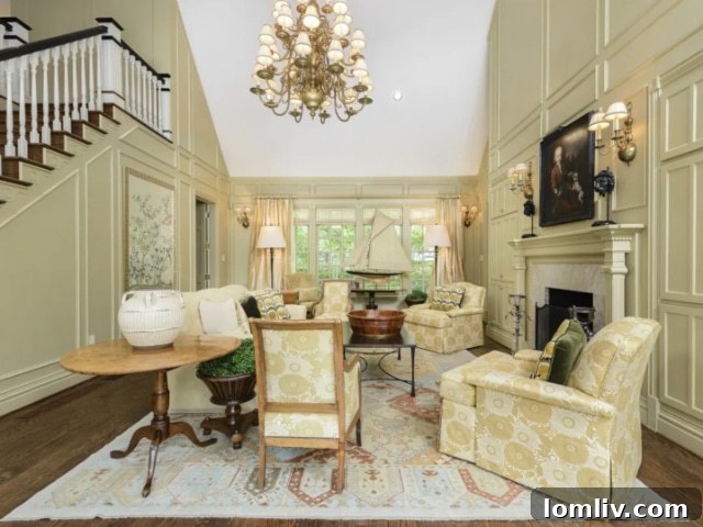 Georgian Mansion Family Room, Previous Incarnation 1