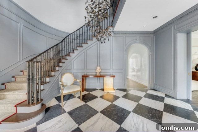 Georgian Mansion Foyer After Refresh