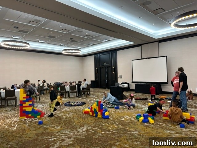 A family enjoying the vibrant and inviting atmosphere of Westin Dallas Stonebriar, showcasing the kid-friendly environment.