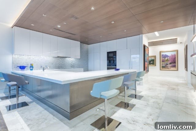 Opulent living area in The Stoneleigh 16A, showcasing sophisticated design and custom finishes.