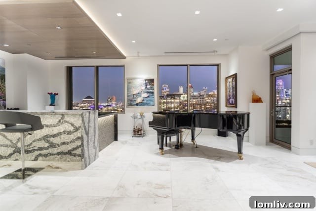 High-end, state-of-the-art kitchen in The Stoneleigh luxury condo, equipped with premium appliances.