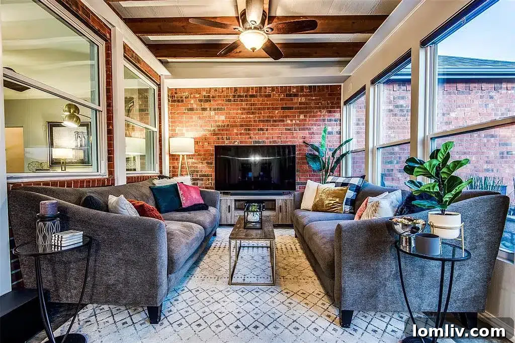 Comfortable master bedroom with natural light and a calming color palette