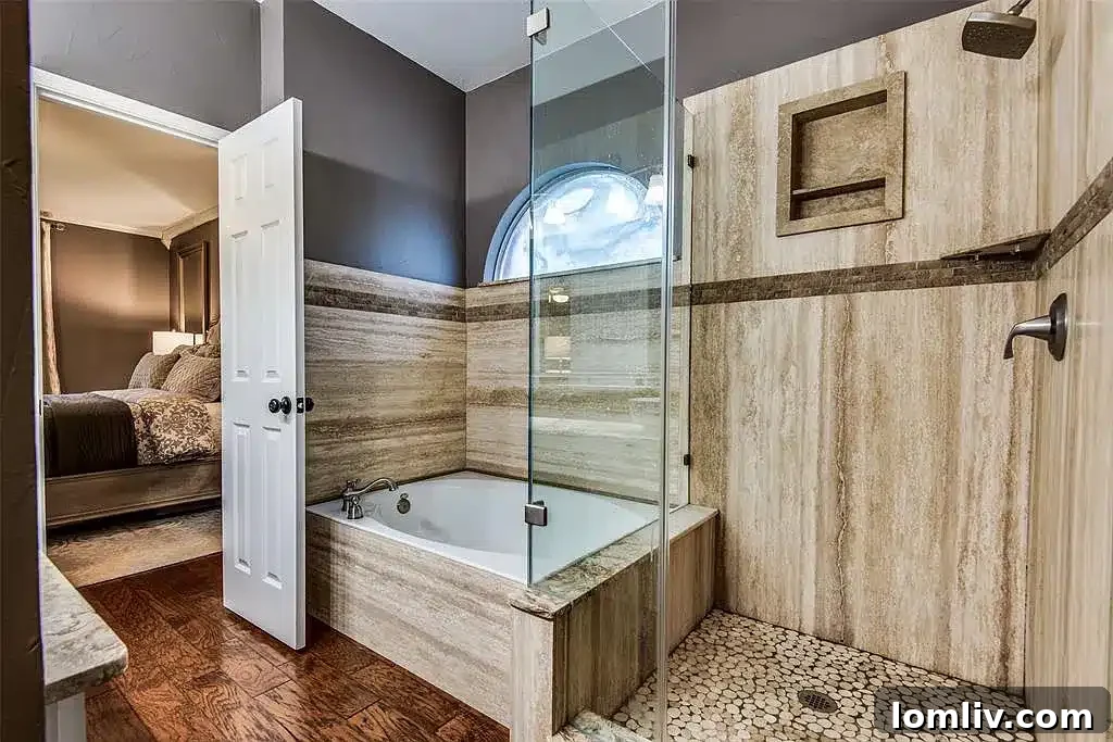 Spacious outdoor patio with seating, ideal for relaxation and entertaining in a renovated Allen backyard