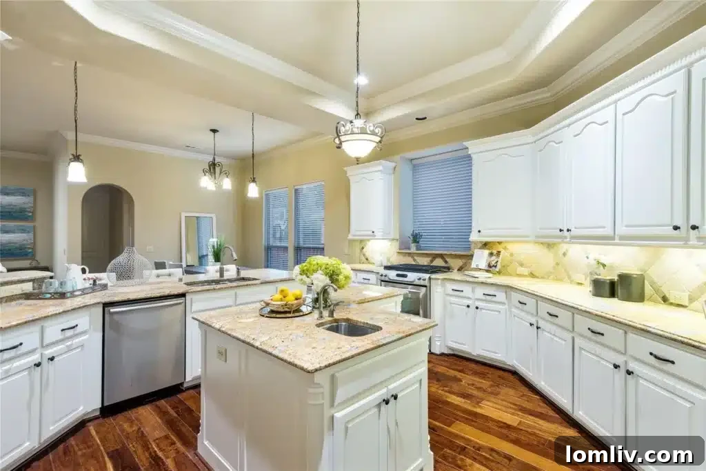 Dining area with ample natural light next to a gourmet kitchen, 1617 Navarro Drive