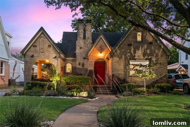 5410 Monticello Avenue, showcasing exceptional color cohesion in its exterior design
