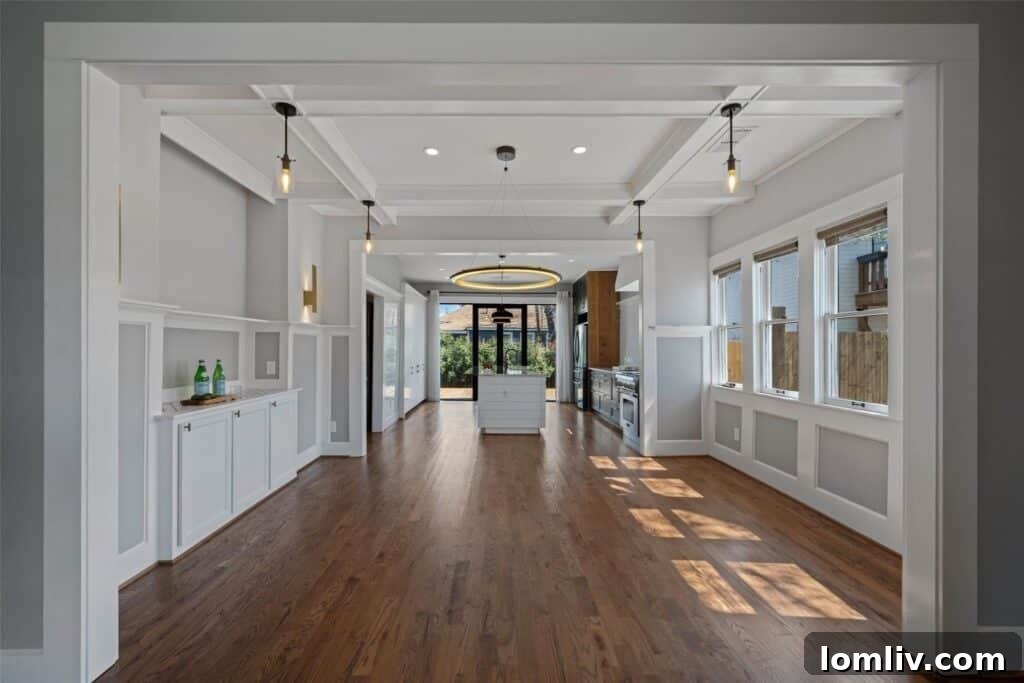 Open Concept Living Area Fairmount Home