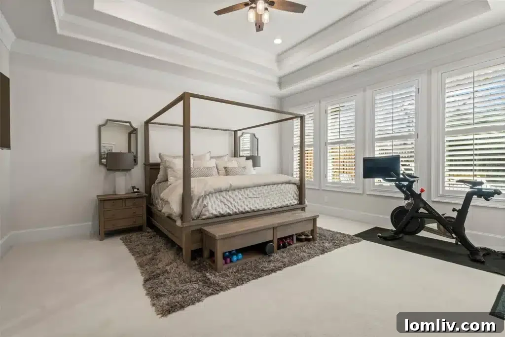 Gourmet chef's kitchen with island and high-end appliances