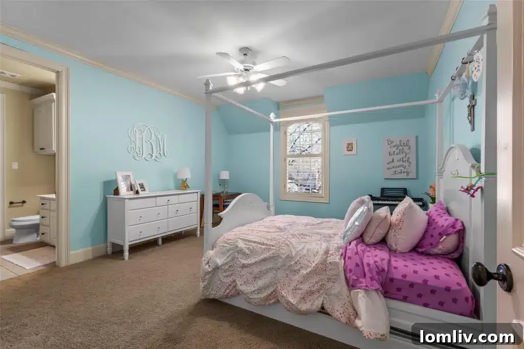 Sparkling swimming pool and spa with elegant water features