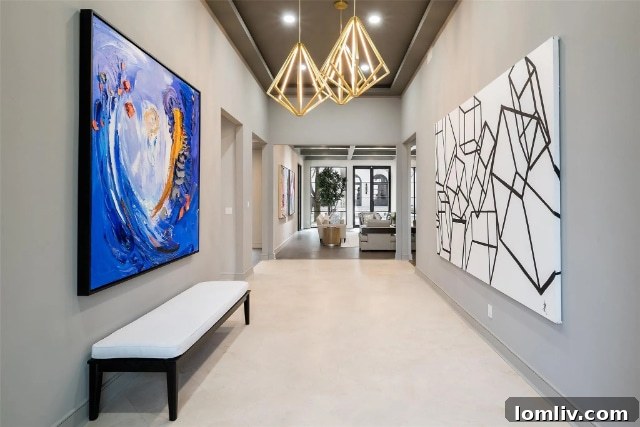 Elegant Entrance to a Luxury Dallas Home