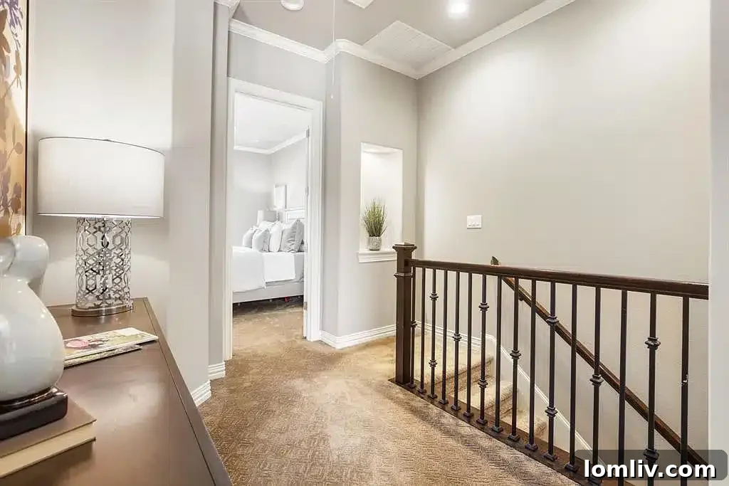 Walk-in wardrobe closet with chandelier and built-in safe, highlighting luxury features.