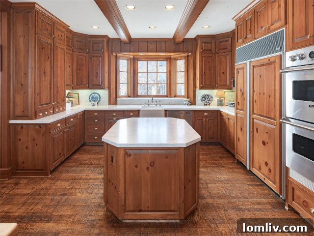 Spacious Open-Plan Kitchen with Modern Appliances